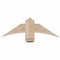 Ekena Millwork Bellingham Smooth Timber Gable Bracket, Douglas Fir, 36"W x 12"H x 5 1/2"D x 5 1/2"F, 8/12 Pitch GBW036X12X0606BEL00SDF - alternate 1